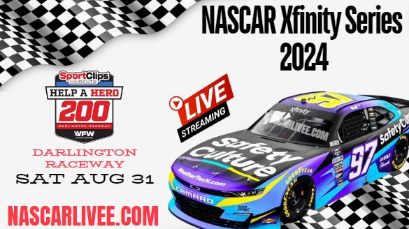 (Watch Live) NASCAR Xfinity Sport Clips 200 VFW Stream 2024
