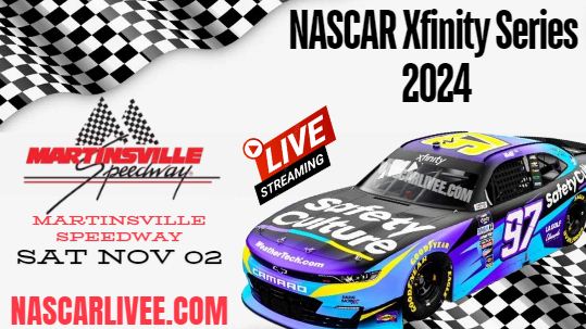 (Watch Live) NASCAR Xfinity Playoff Race At Martinsville Stream 2024 slider